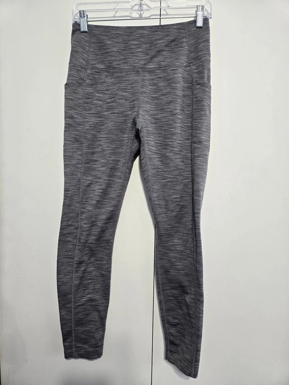 Mondetta‎ Performance Gray Space Dye Leggings Side Pocket Size Small